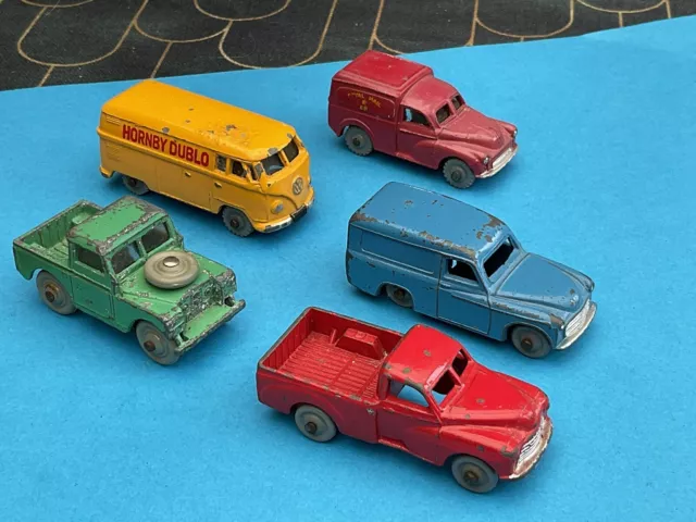 dinky dublo toys…x5…..originals