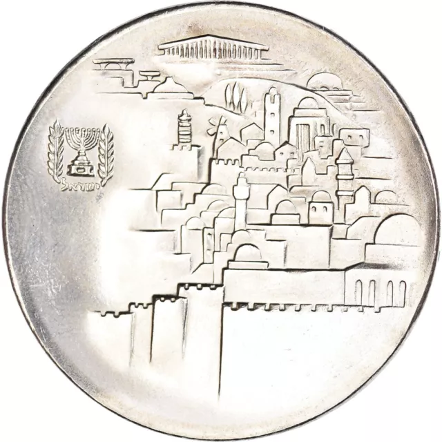 [#1037803] Münze, Israel, 10 Lirot, 1968, Berne, 20th Anniversary of Independenc