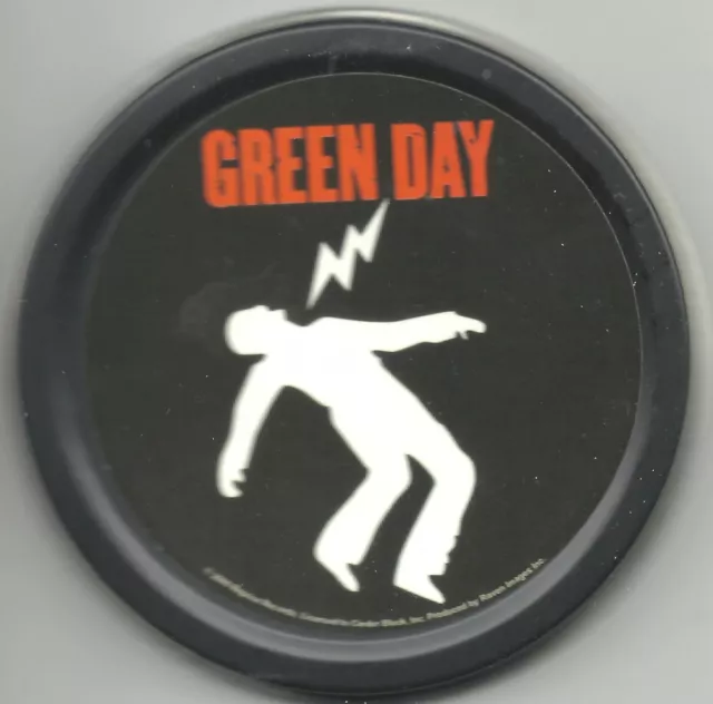 GREEN DAY shock 2000 circular STASH TIN usa IMPORT official - no longer made