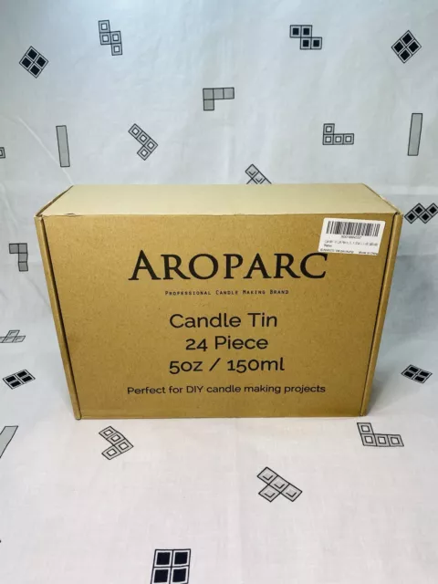Latas de velas Aroparc 5 oz/150 ml, 16 piezas latas de velas contenedores de velas a granel