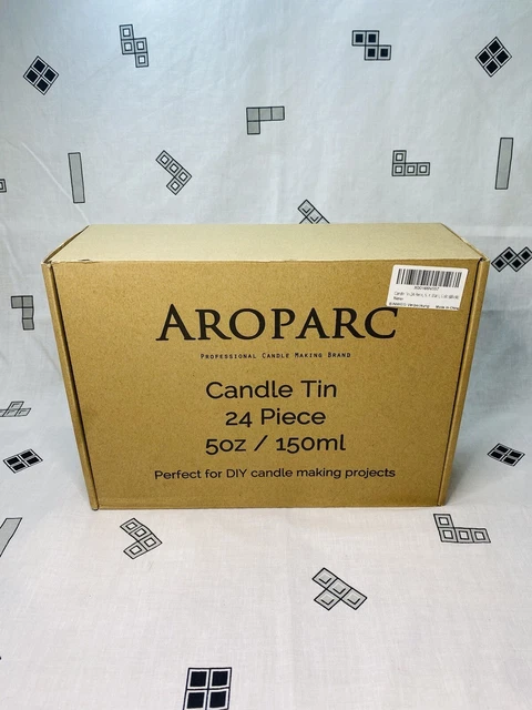 Latas de velas Aroparc 5 oz/150 ml, 24 piezas latas de velas contenedores de velas a granel