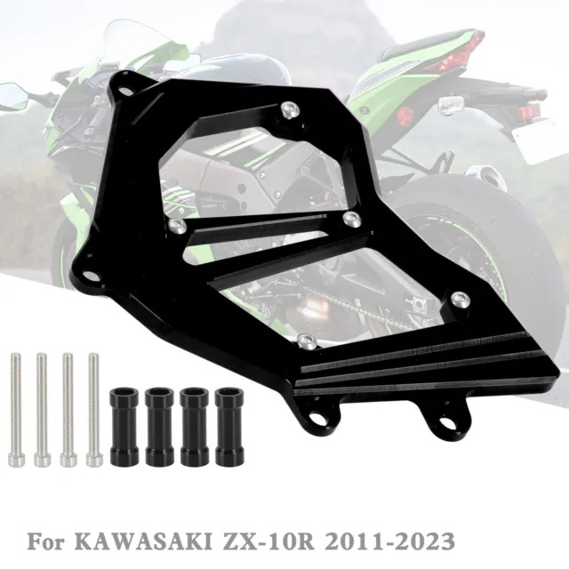 Front Sprocket Cover Chain Guard For KAWASAKI Ninja ZX-10R ZX10R 2011-2023 Black