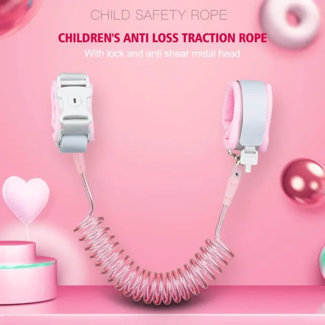 Anti lost Band Safety Link Harness Toddler Child Baby Reins Belt Wrist Kid G3C0