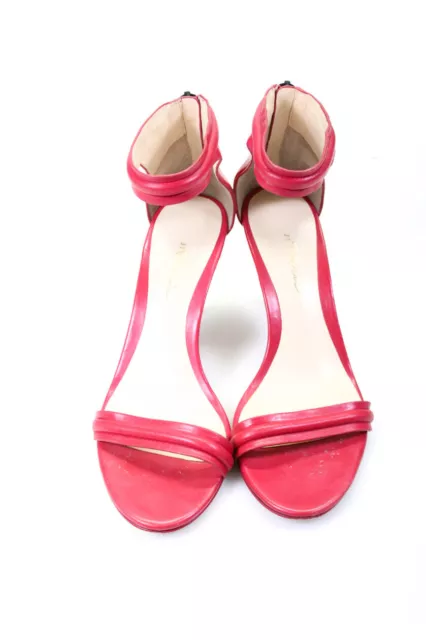 3.1 Phillip Lim Womens Ankle Strap Sandal Martini Heels Pink Size 37.5 7.5 2