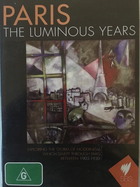 PARIS - The Luminous Years DVD Documentary AS NEW! Modernism 1905-1930