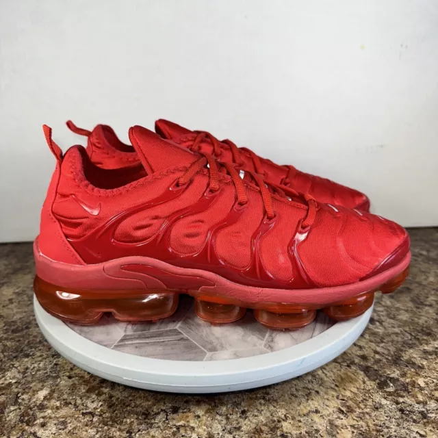 Nike Air Vapormax Plus Sneakers Size 10  (924453-905) Red