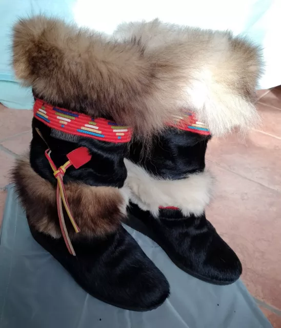 TECNICA STIVALI IN vera pelliccia e cavallino EUR 34 99 PicClick IT