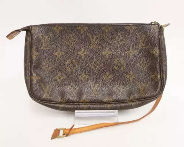 Authentic Louis Vuitton Monogram Pochette Accessories Pouch Bag  #27804