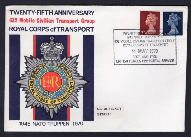 GB Military RAF 1970 Royal Corps of Transport Souvenir Cover