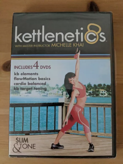 NEW KETTLENETICS SLIM & TONE WITH MICHELLE KHAI 3 WORKOUTS ON 2 DVDs £6.99  - PicClick UK