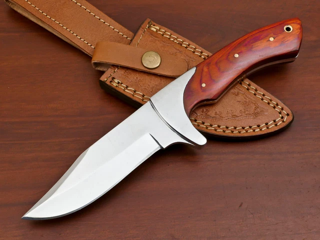 Custom Hand Made D2 Blade Steel Full Tang Bowie Hunting Knife- Za-3406