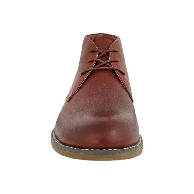 Hush Puppies Glen Brown Leather Oxford Mens Comford H19078
