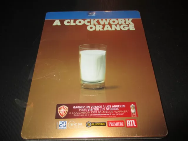 STEELBOOK BLU-RAY NEUF "A CLOCKWORK ORANGE (ORANGE MECANIQUE)" Stanley KUBRICK