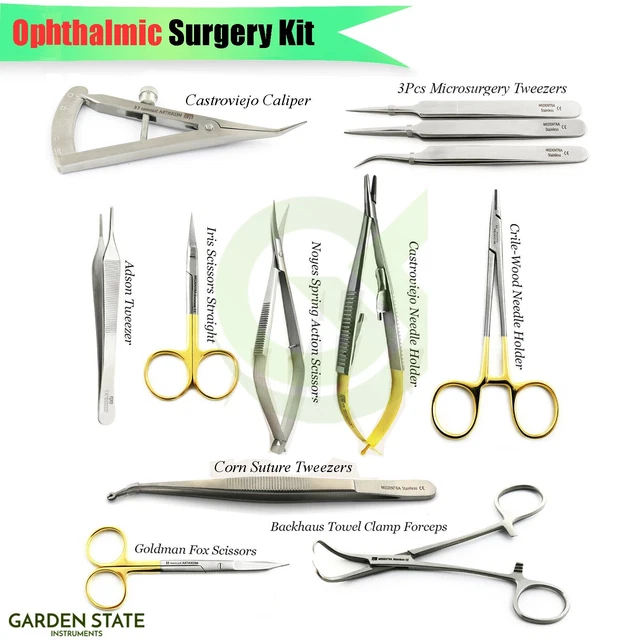 BLEPHAROPLASTY PLASTIC SURGERY Kit Cataract Eyelid Retractor Ophthalmic