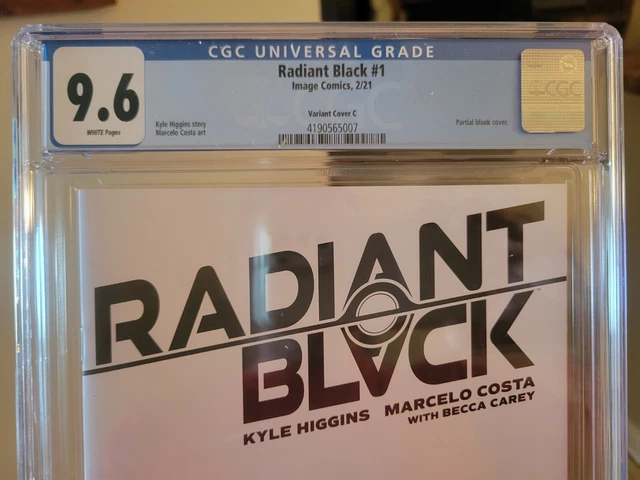 Radiant Black #1 CGC 9.6 (2021, Image) Variant Cover C