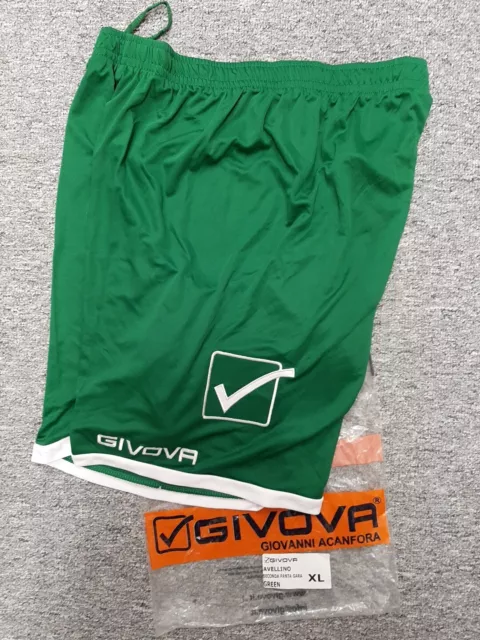 Givova - Short Hose Gr. XL     grün     Fußball Training Shorts       NEU/OVP