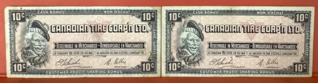 10c Canadian Tire Money Coupon Ctc Miscut E2655749 #011