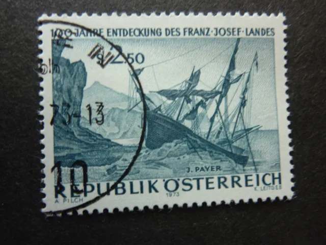 Österreich Mi Nr. 1421 gestempelt 100.Jahrestag der Entd. des F.-J.-Landes  1973