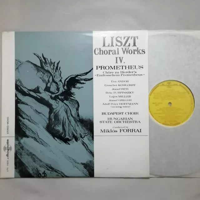 Hungaroton LP SLPX 11604: Liszt - Chorwerke IV / Miklós Forrai