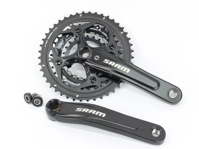 SRAM S800 44/33/22 Zähne Kurbelgarnitur 10 Fach Power Spline Truvativ Kurbel NEU