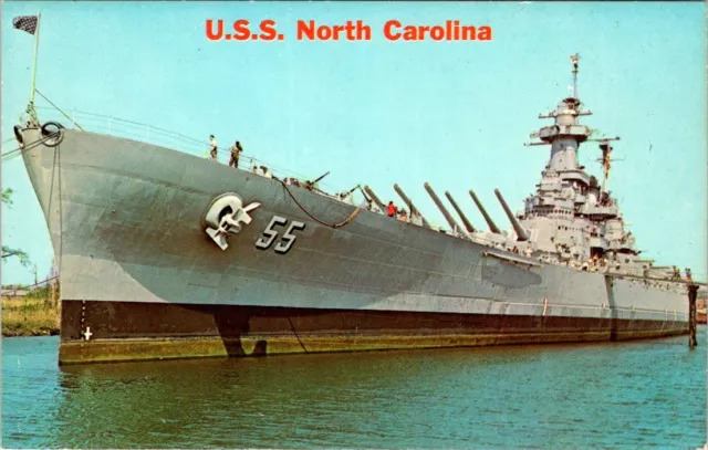 U.S.S. North Carolina Battleship Memorial, WILMINGTON, North Carolina Postcard