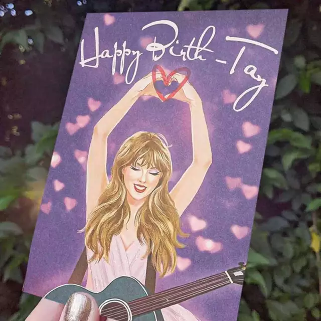 Birthday Card 3D Pop up Of Taylor Swift Happy Birthday Greeting Card Child Gifts