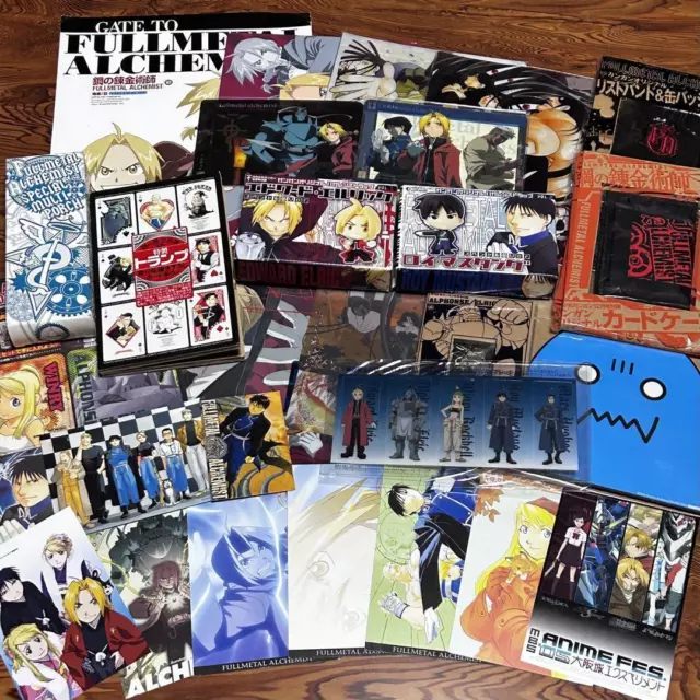 Full Metal Alchemist Goods lot Edward Elric Roy Mustang Junk Drawer