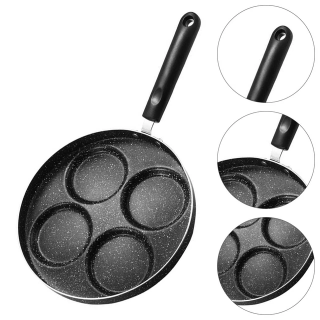 1 pieza tortilla de cocina pan de cuatro agujeros Eifrat pan sartén de hamburguesa (color clasificado)