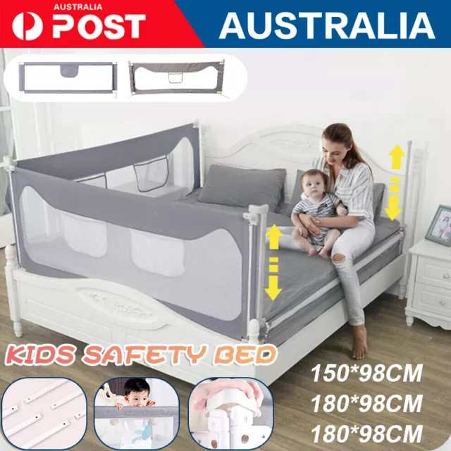 Adjustable Folding Kids Safety Bed Rail/BedRail Cot Guard Protecte Child Toddler