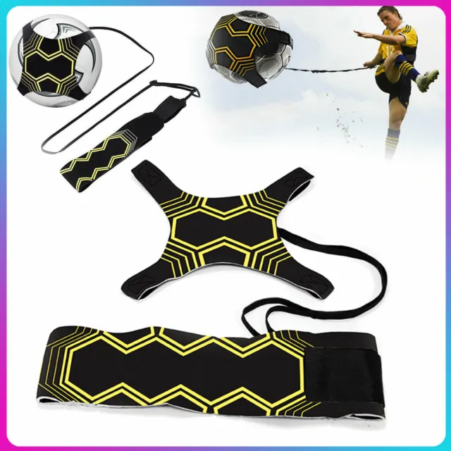 Football Kick Trainer Soccer Solo Training Aid For Kids Adult Equipment Exercise