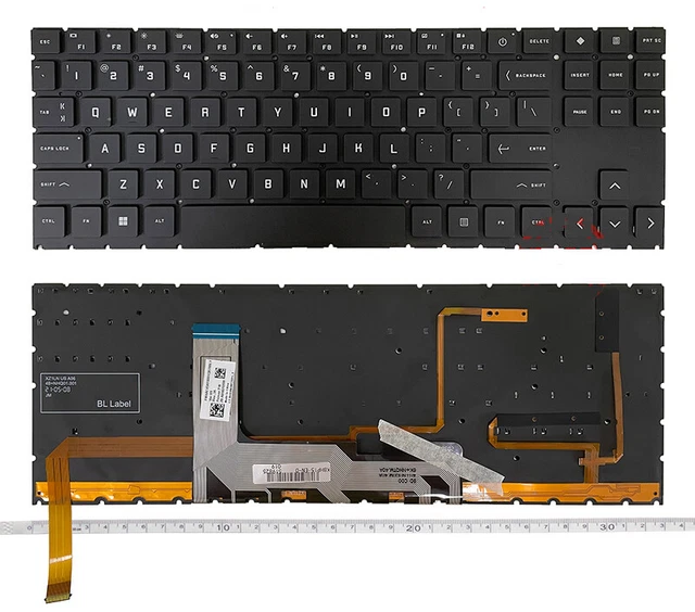 New HP Omen 15-EK 15-EK0020CA 15-EN 15-EN1013DX Keyboard Per-Key RGB Backlit US New HP Omen 15-EK 15-EK0020CA 15-EN 15-EN1013DX Keyboard Per-Key RGB Backlit US
