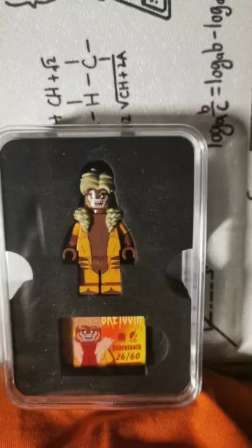 custom 3th party min brick  minifigure  l1n6 Sabretooth