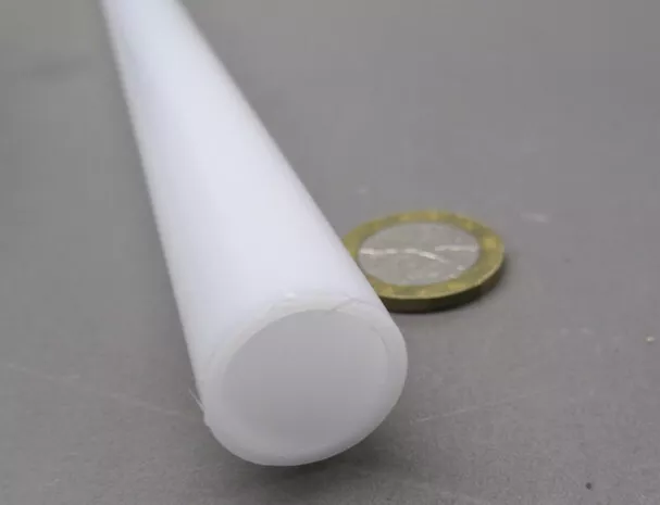 Delrin Acetal White Tube 0.750" OD x 0.625" ID x 60" Length