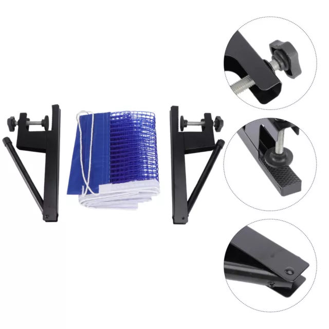 Table Tennis Accessory Rack Pong Post Net for Any Retractable Pingpong