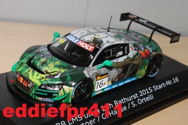 Audi R8 LMS GT3 777 12 Heures de Bathurst 2022 Spark AS064 - Miniatures Autos Motos