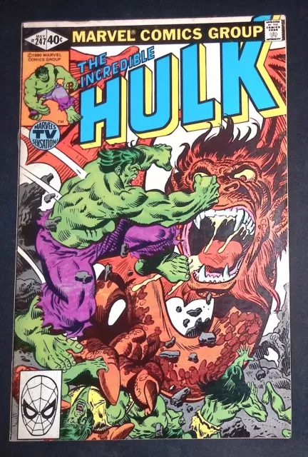 The Incredible Hulk #247 Bronze Age Marvel Comics