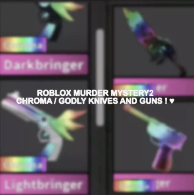 ROBLOX MURDER MYSTERY 2 - Slasher - Godly Knifes and Guns - MM2 $2.48 -  PicClick