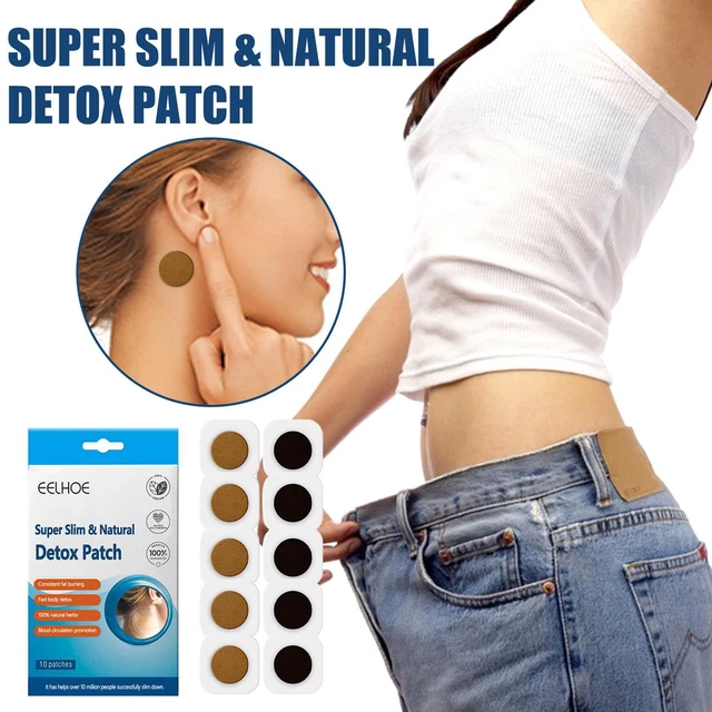 10 unidades / Caja Super Slim Natural Detox Patches,