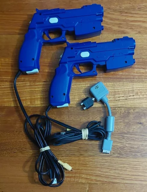 SONY Playstation 2 PS2 Light Gun GunCon G-Con NAMCO NPC-106 AV Muli Out Adaptor