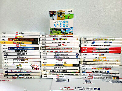 Nintendo Wii Games Used Lot You Pick And Choose Video Games!