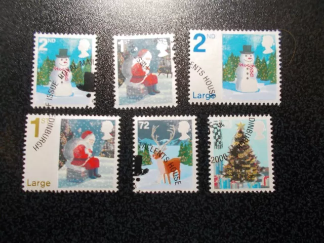 GB 2006 Commemorative Stamps~Christmas~Fine Used Set~6~S/A~UK Seller
