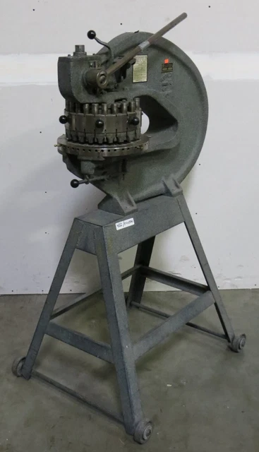 T187970 Rotex Punch Co. 18-A Manual Turret Punch 18 Station