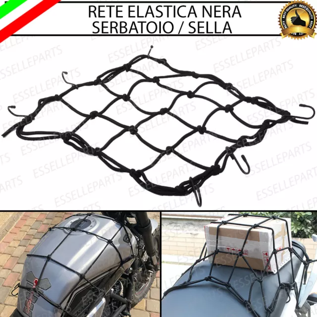Rete Elastica Porta Oggetti Serbatoio Moto Scooter Per Aprilia Scarabeo (200)
