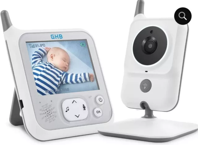GHB Babyphone mit Kamera  , 3,2"  Gegensprechen Nachtsicht VB607