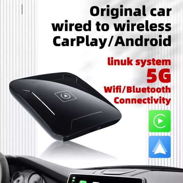 WIFI Wireless Carplay Box Auto Adapter Multimedia Video Player for Android&IOS