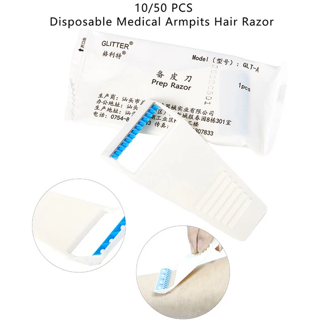 10/50 pz ascelle di sicurezza monouso rasoio capelli corpo donna toelettatura ShavDS