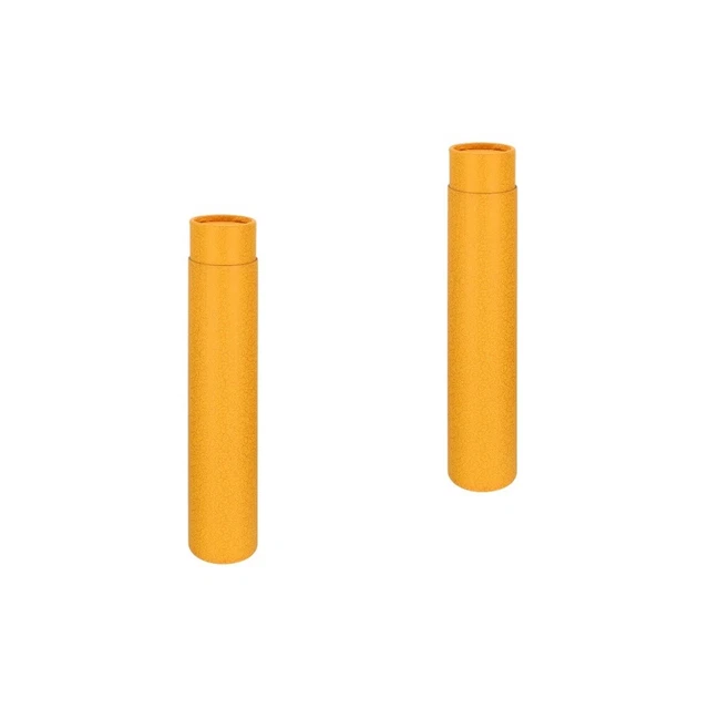 Tubi Per Poster - 2 Pezzi, 37.5x5cm, Rosso, Per Archiviazione E Spedizione Carta - Foto 2