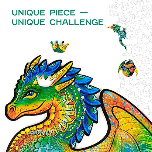 UNIDRAGON Wooden Puzzle Jigsaw, Best Gift for Adults and Children, Unique  [NEW] 2