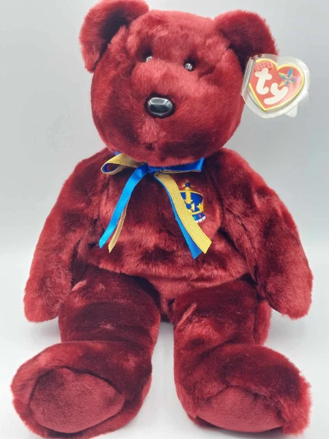 Ty Beanie Buddy Buckingham The Royal Bear New With Tags And Plastic Protector 2