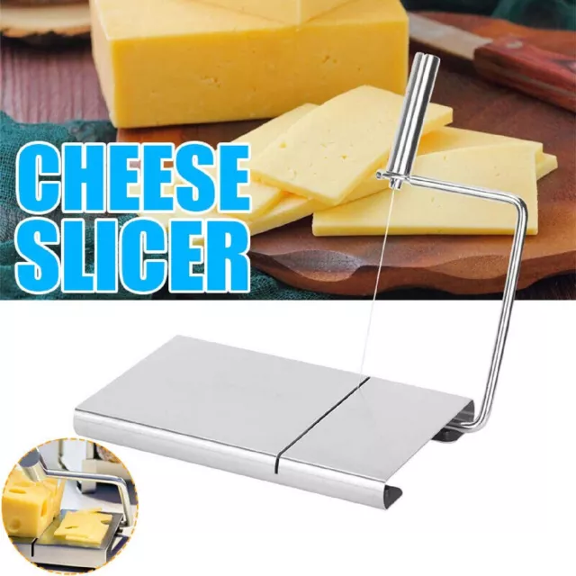 Kitchen Blade Cheese Cutter Board Cake Dofu Butter Slicer  Wire Stainless Steel